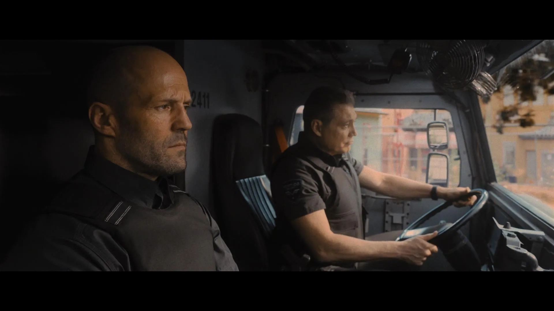 Jason Statham and Holt McCallany in Wrath of Man (2021)