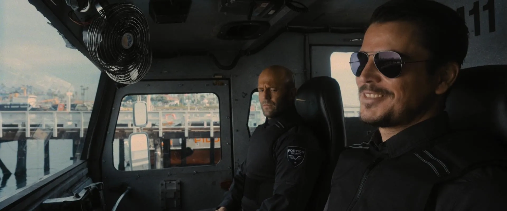 Josh Hartnett and Jason Statham in Wrath of Man (2021)