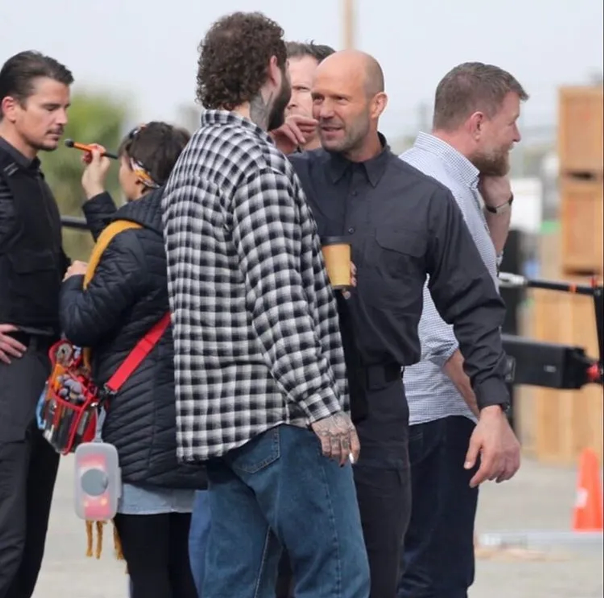 Josh Hartnett, Guy Ritchie, Jason Statham, and Post Malone in Wrath of Man (2021)