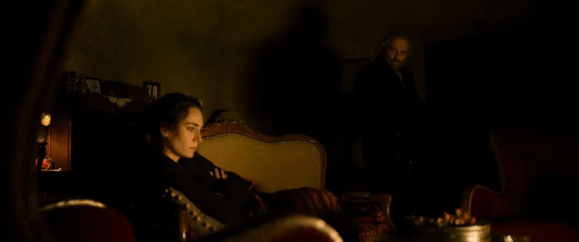 Haluk Bilginer and Melisa Sözen in Winter Sleep (2014)