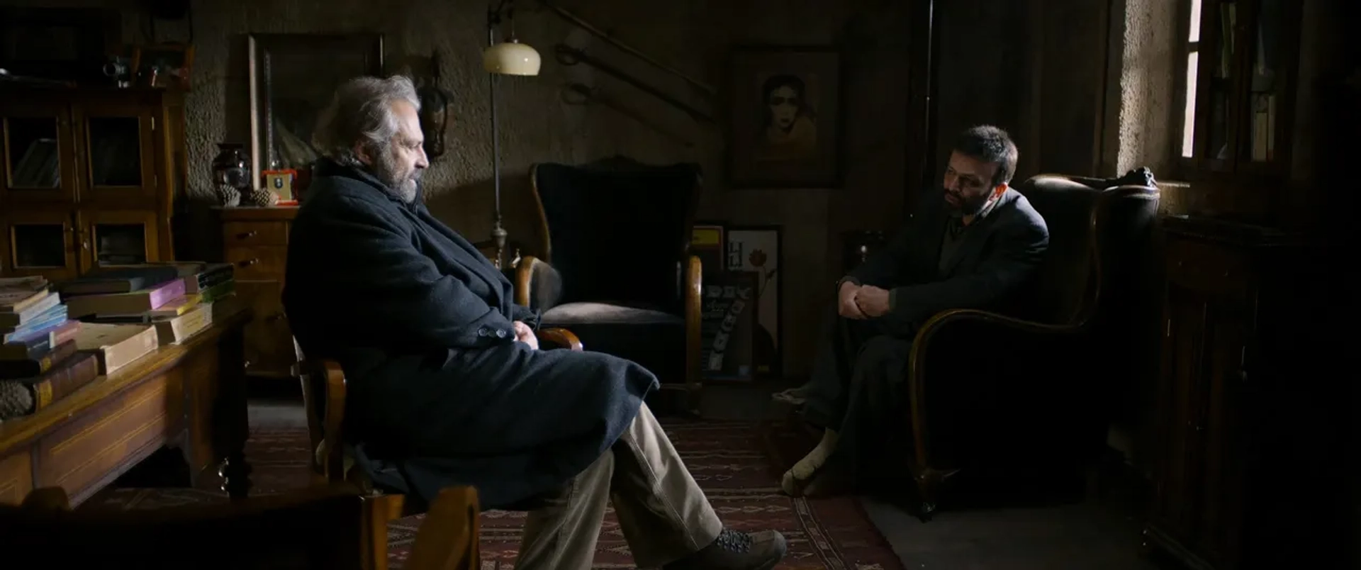 Haluk Bilginer and Serhat Mustafa Kiliç in Winter Sleep (2014)