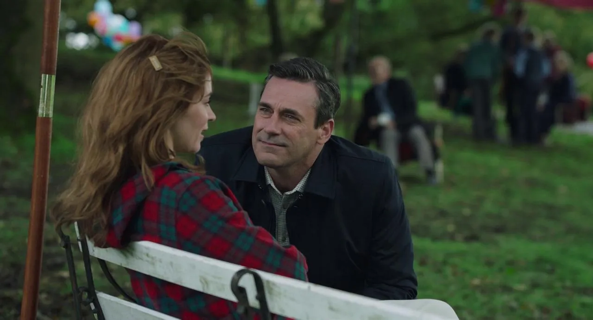 Jon Hamm and Emily Blunt in Wild Mountain Thyme (2020)