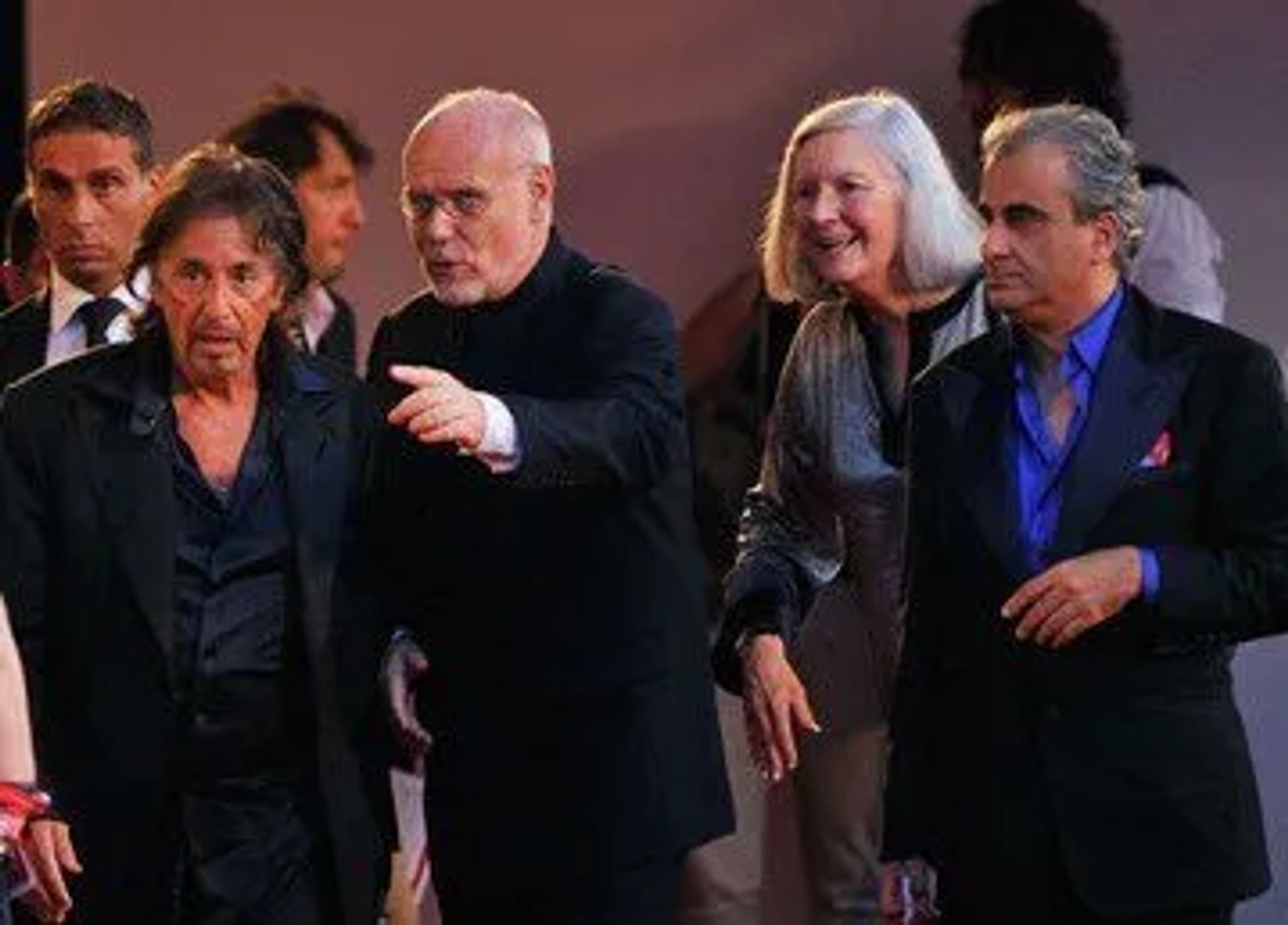 barry Navidi and Al Pacino in Venice Film Festival