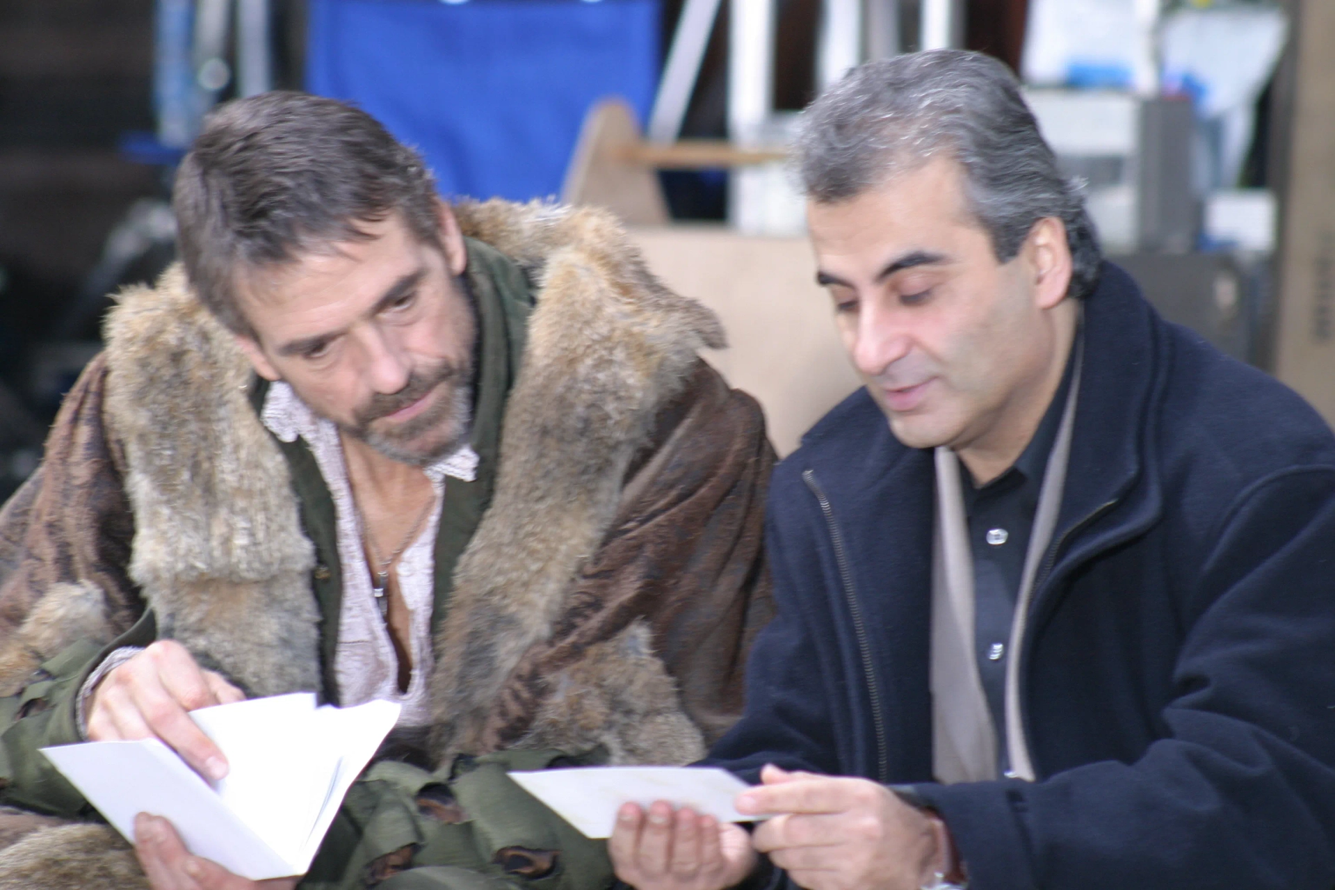 Jeremy Irons and Producer Barry Navidi, The Merchant of Venice