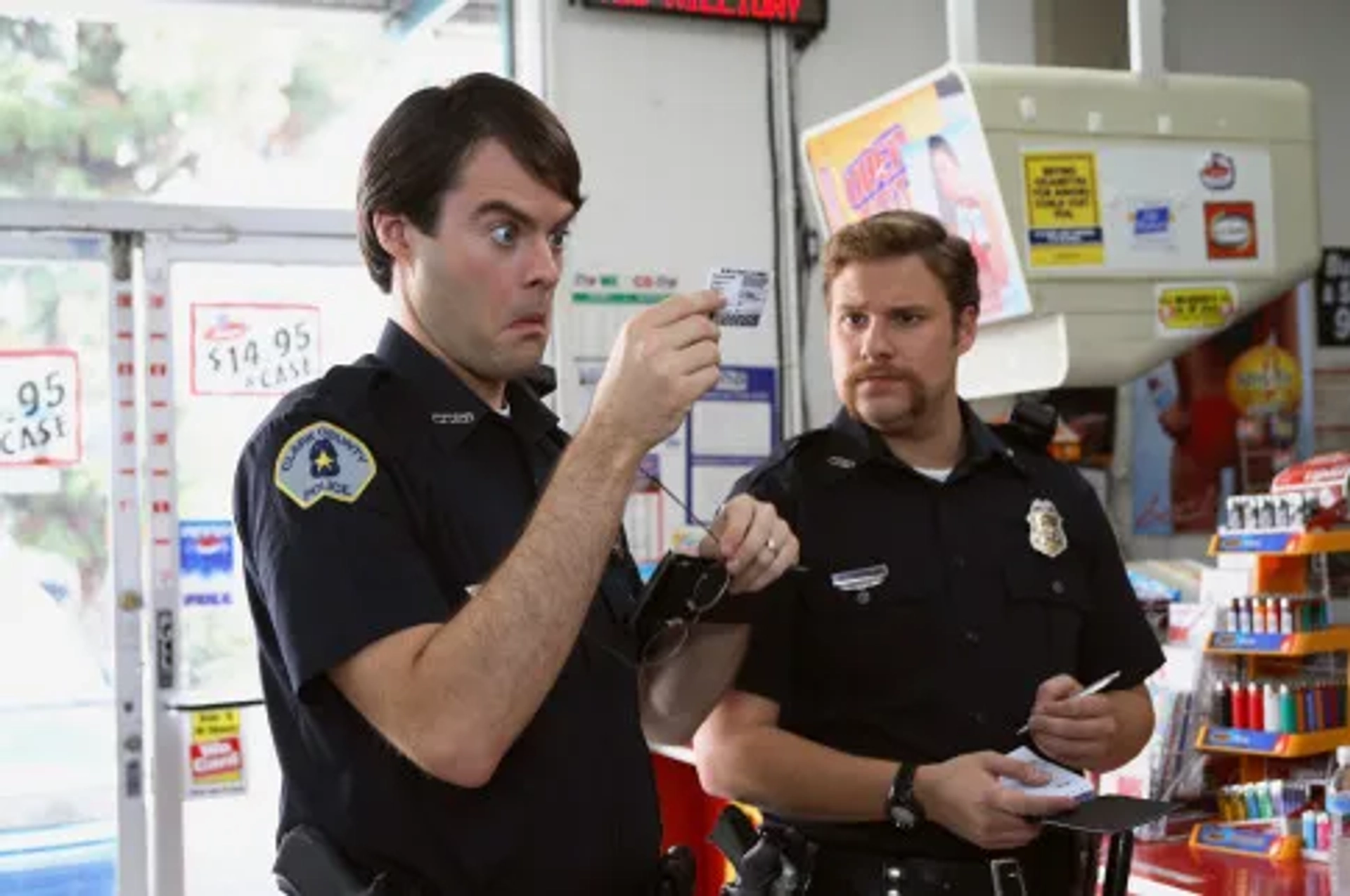 Bill Hader and Seth Rogen in Superbad (2007)