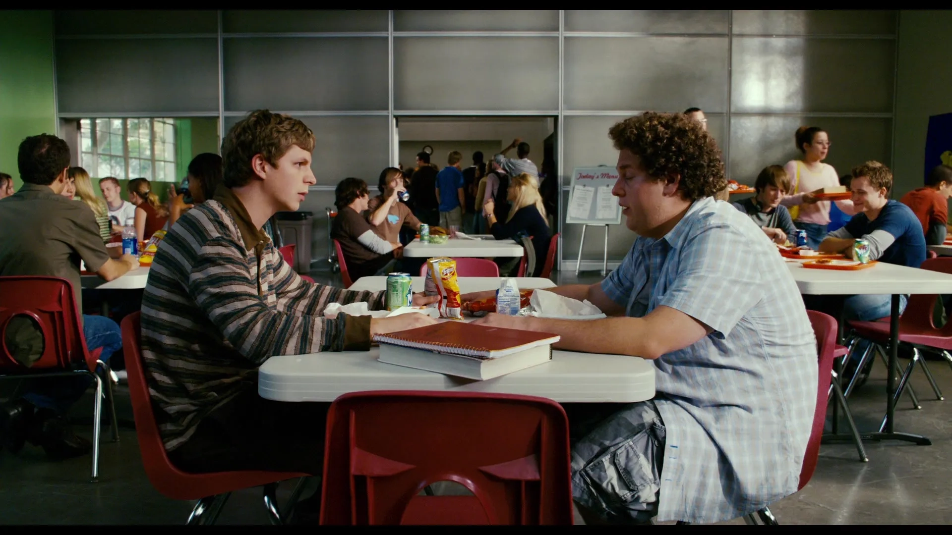 Michael Cera and Jonah Hill in Superbad (2007)