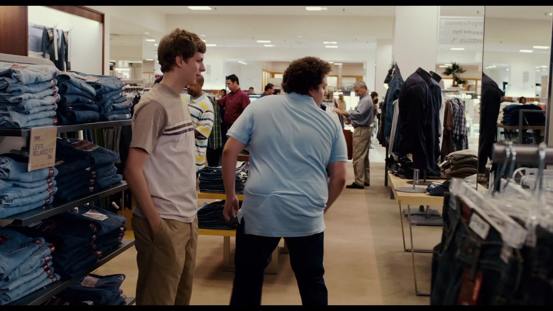 Michael Cera and Jonah Hill in Superbad (2007)