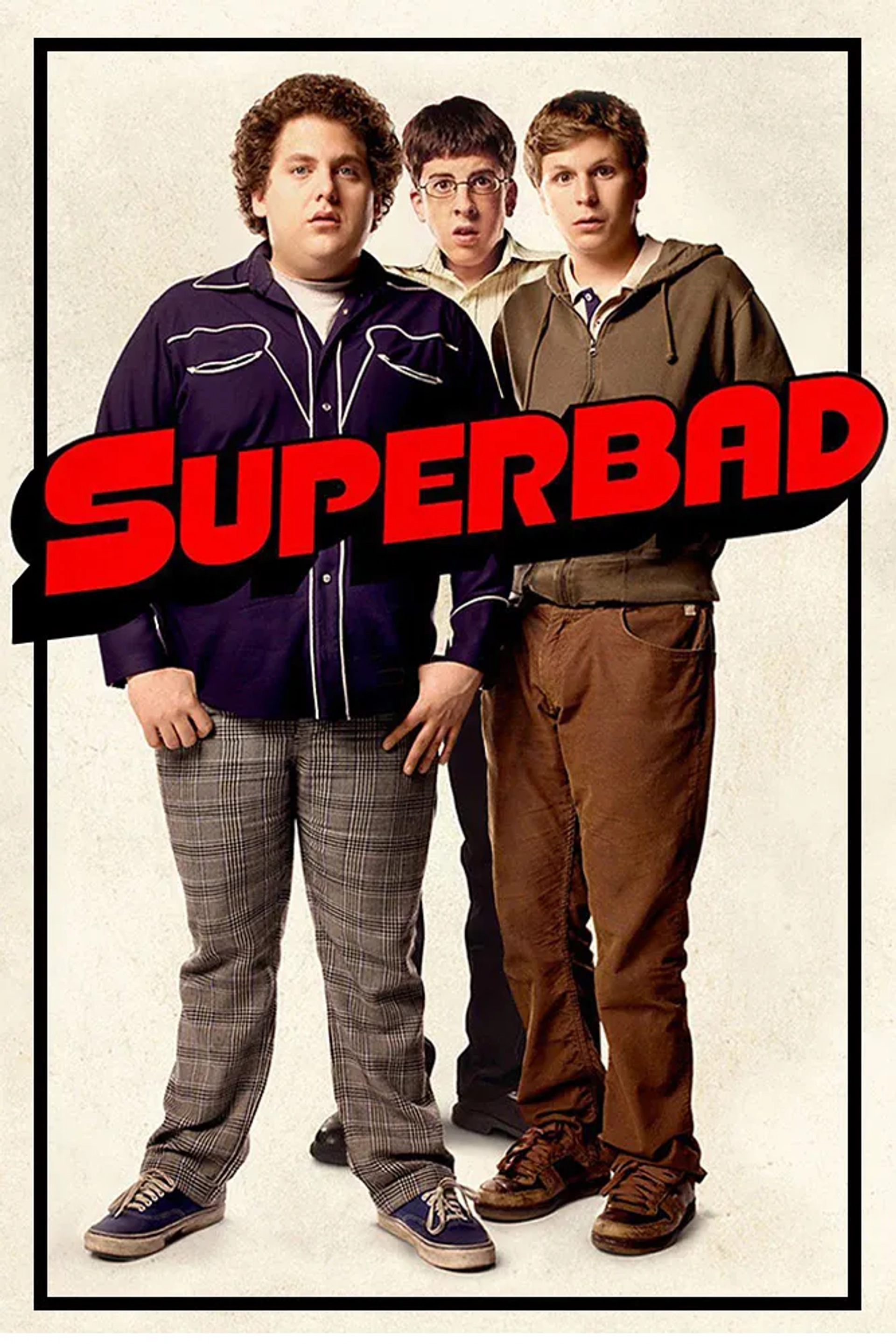 Michael Cera, Jonah Hill, and Christopher Mintz-Plasse in Superbad (2007)