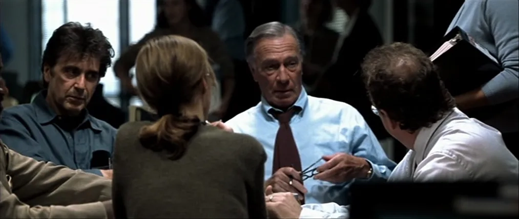 Al Pacino and Christopher Plummer in The Insider (1999)