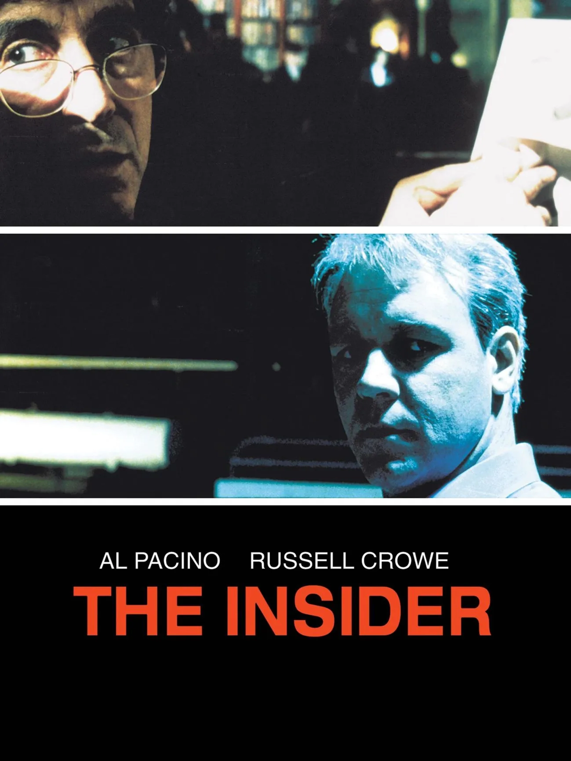 Russell Crowe and Al Pacino in The Insider (1999)