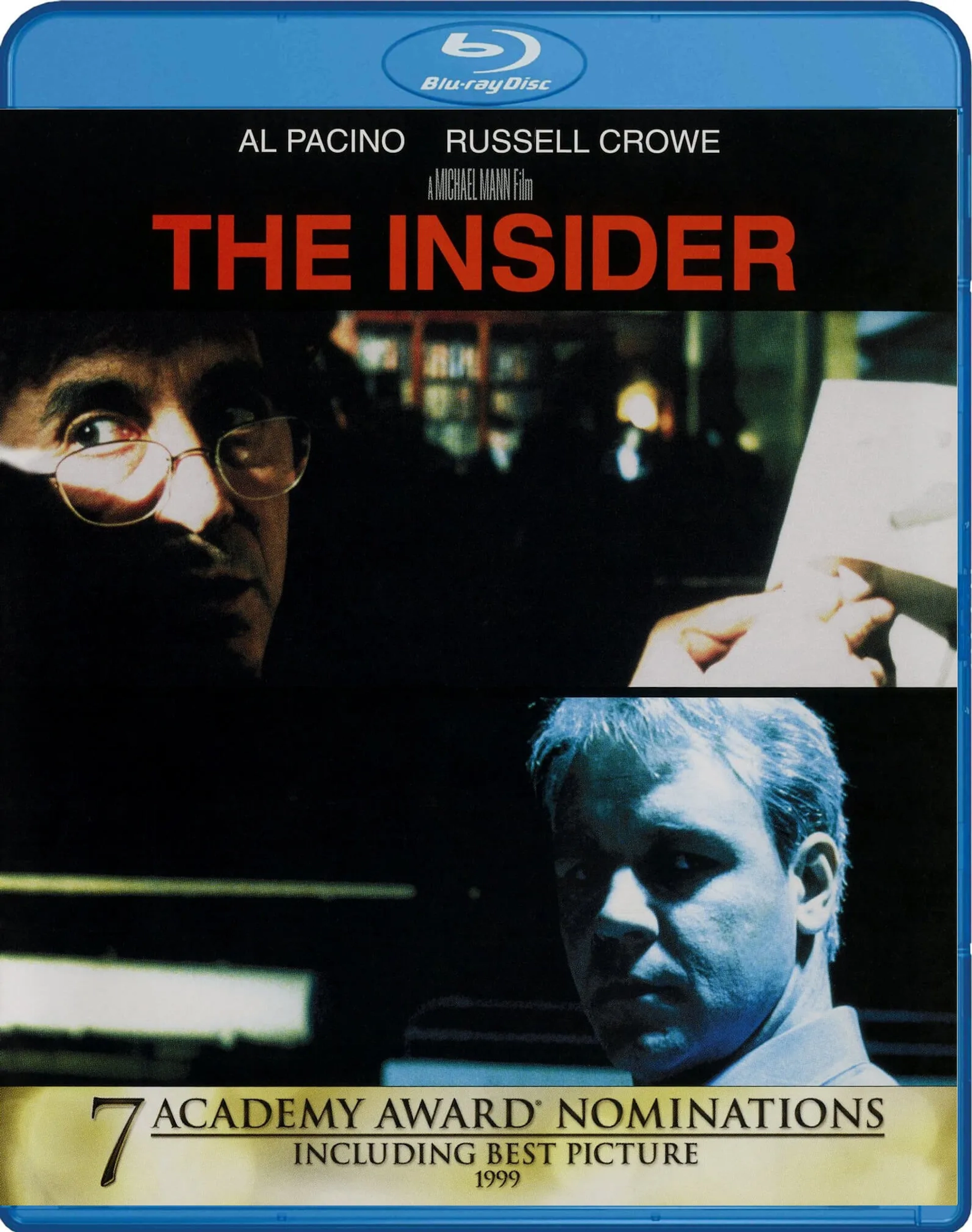 Russell Crowe and Al Pacino in The Insider (1999)