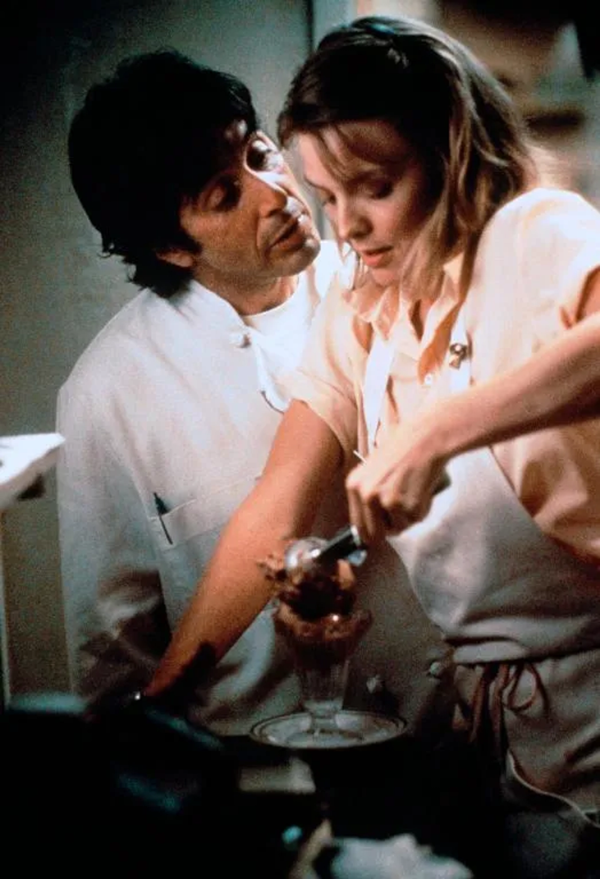 Al Pacino and Michelle Pfeiffer in Frankie and Johnny (1991)