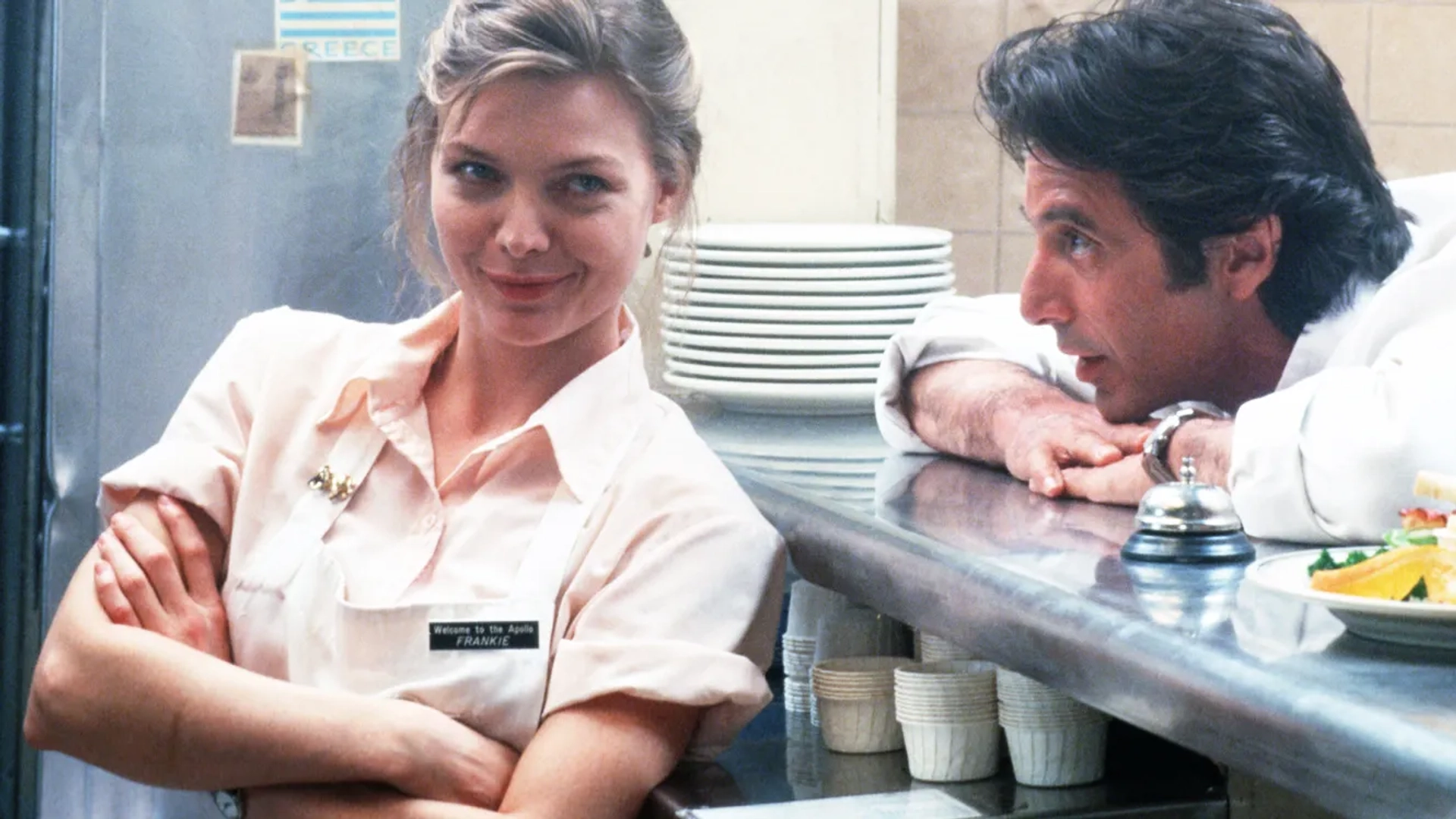 Al Pacino and Michelle Pfeiffer in Frankie and Johnny (1991)