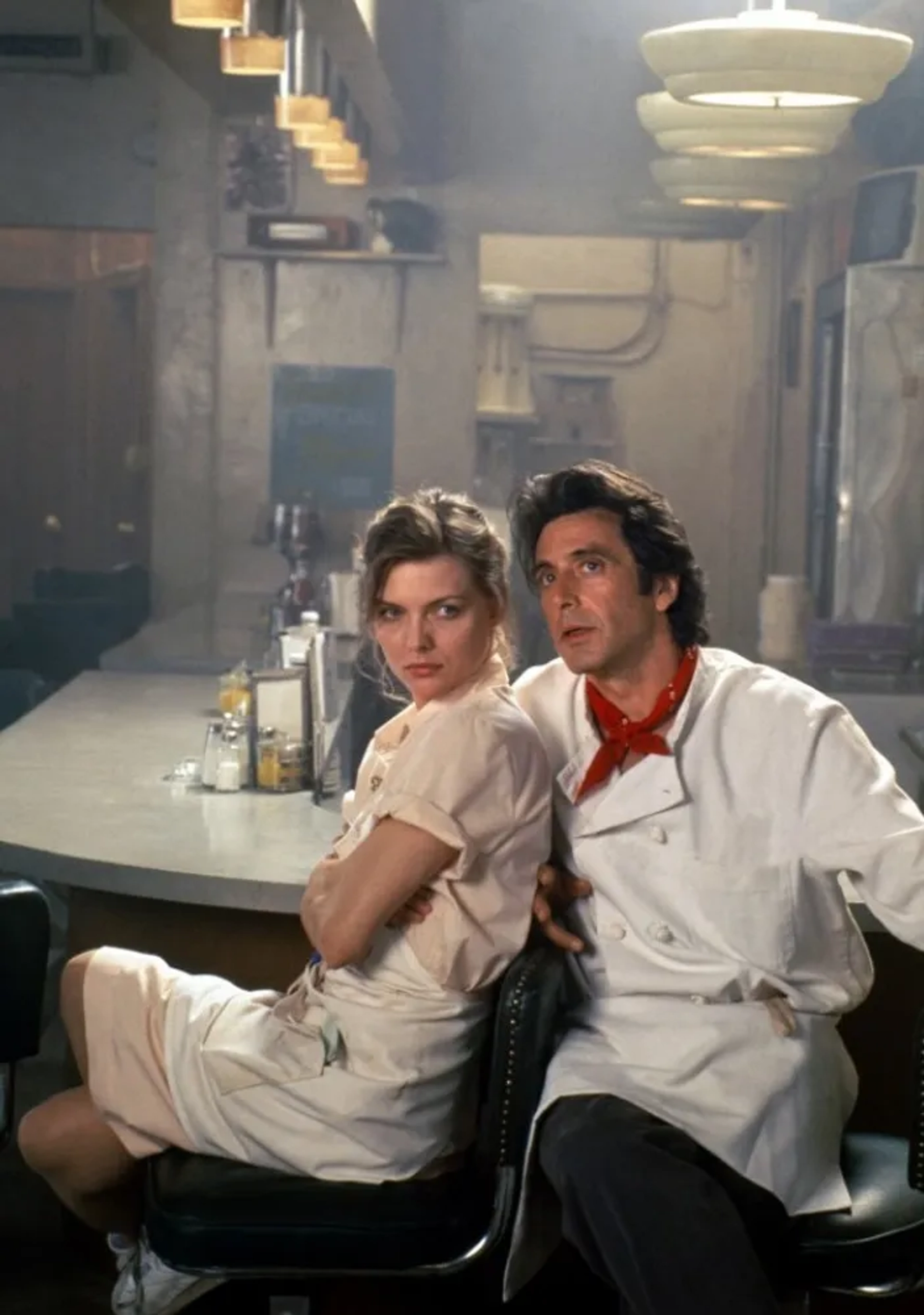 Al Pacino and Michelle Pfeiffer in Frankie and Johnny (1991)