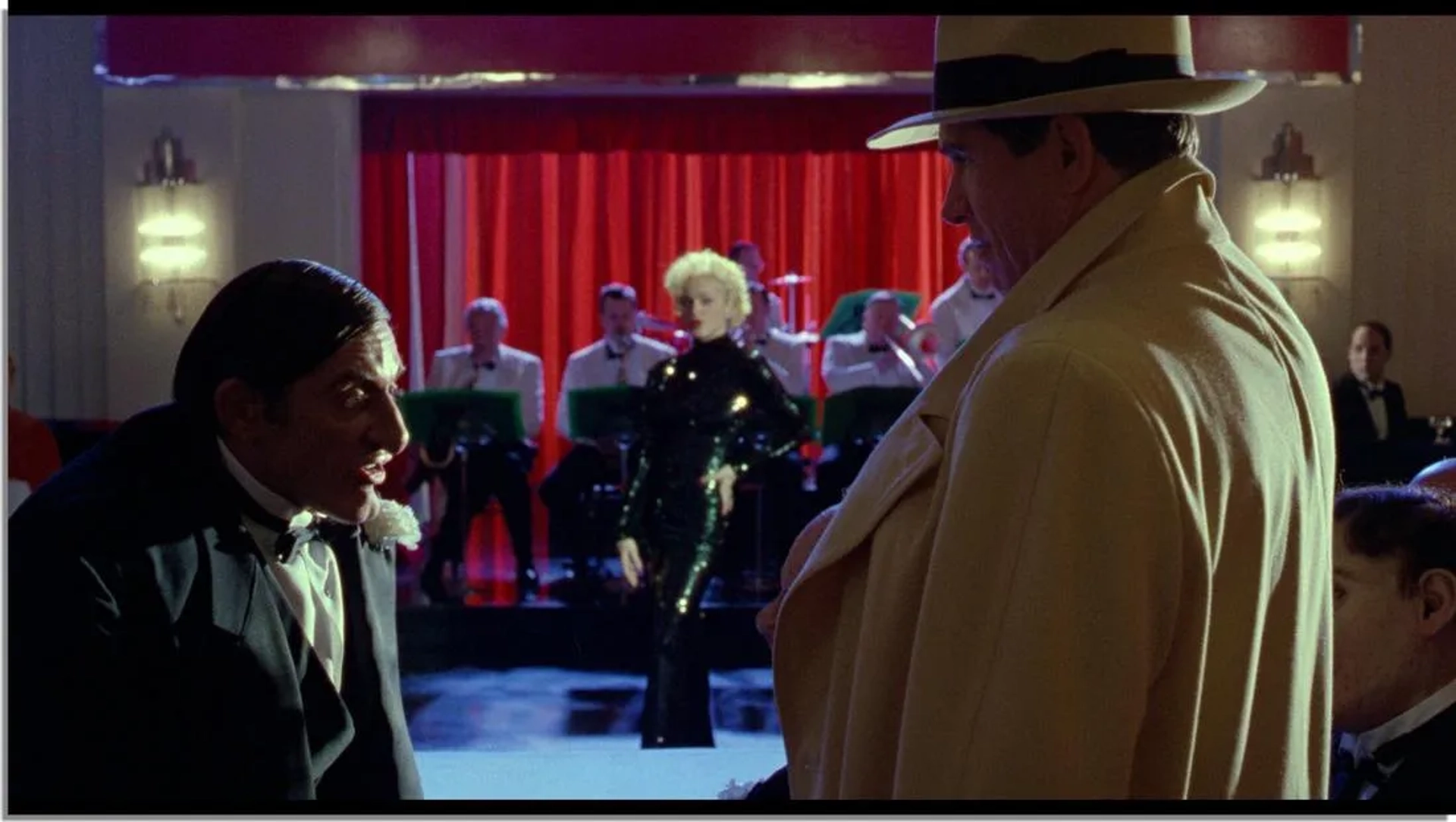 Madonna, Al Pacino, and Warren Beatty in Dick Tracy (1990)