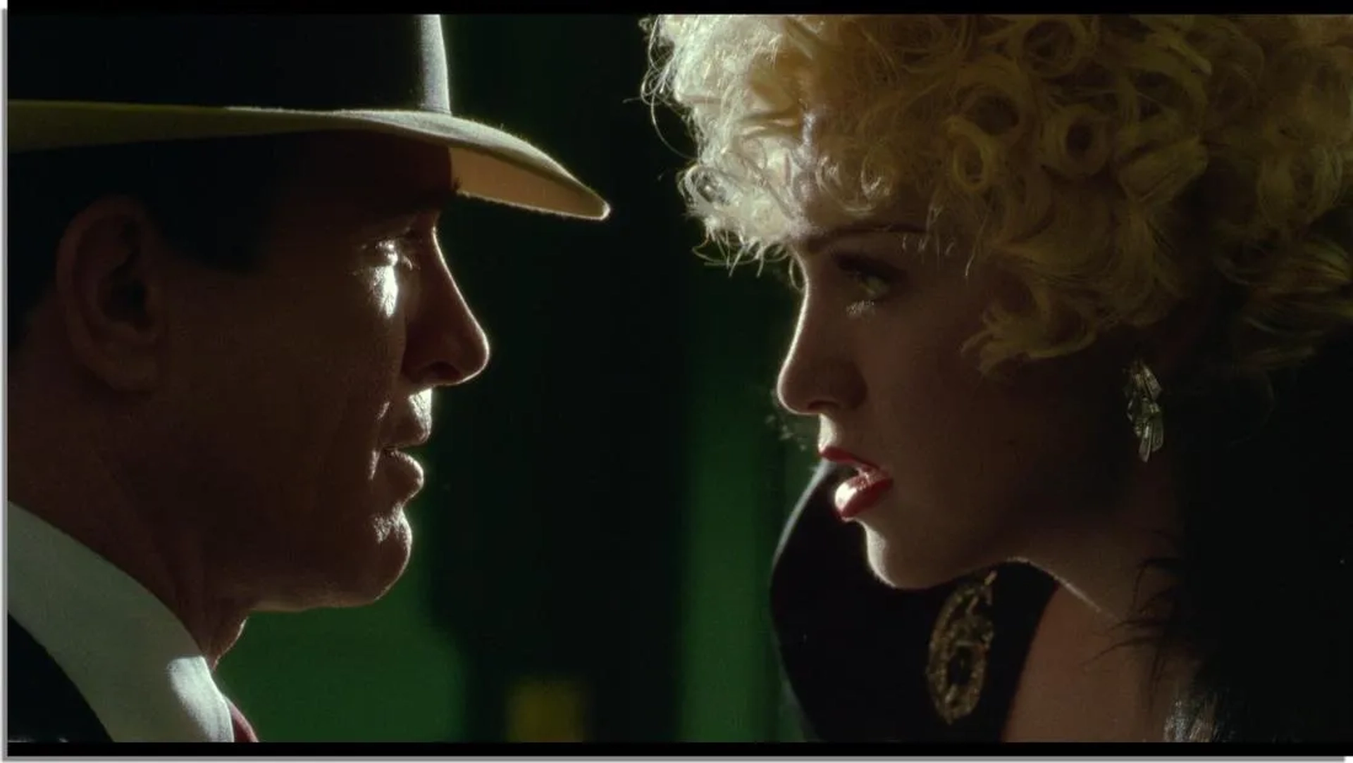 Madonna and Warren Beatty in Dick Tracy (1990)