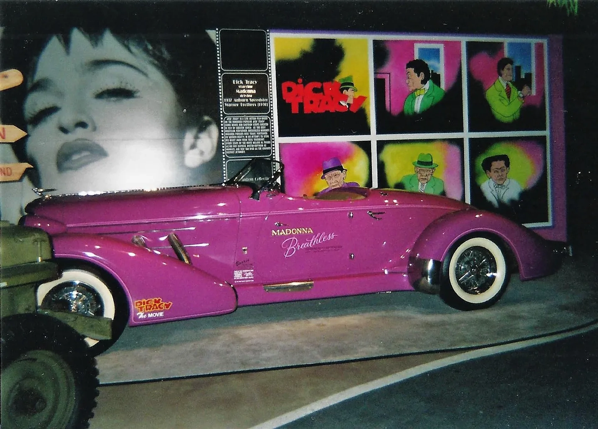 Madonna at an event for Dick Tracy (1990)