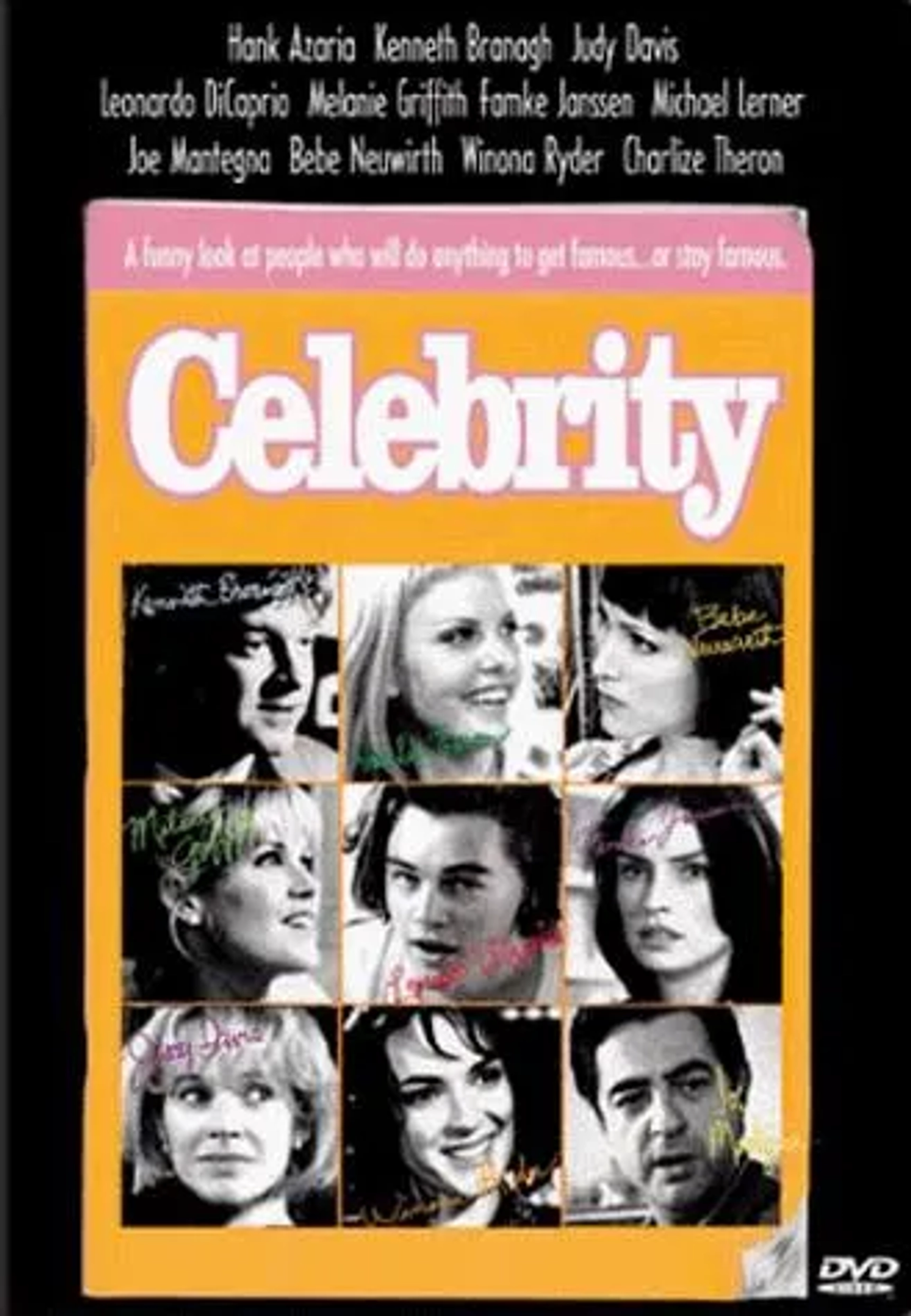 Kenneth Branagh, Leonardo DiCaprio, Winona Ryder, Charlize Theron, Melanie Griffith, Famke Janssen, Judy Davis, Joe Mantegna, and Bebe Neuwirth in Celebrity (1998)