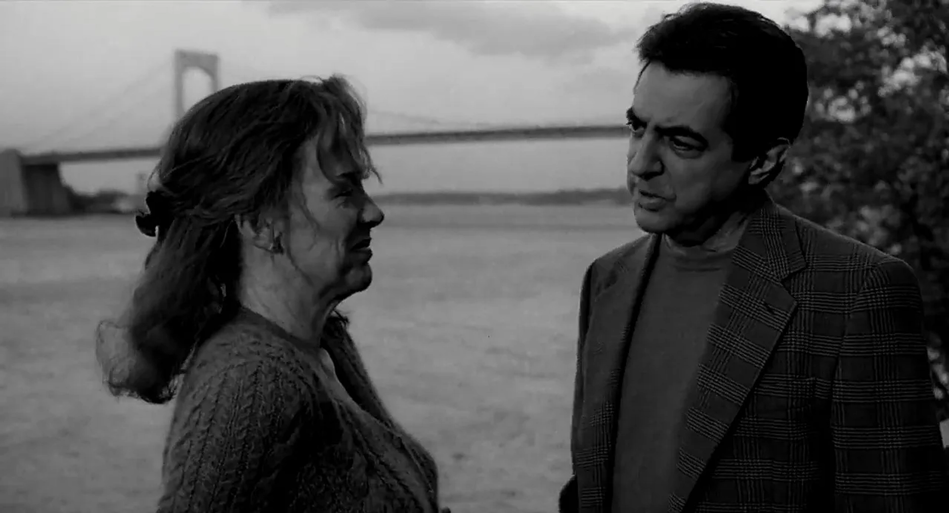 Judy Davis and Joe Mantegna in Celebrity (1998)