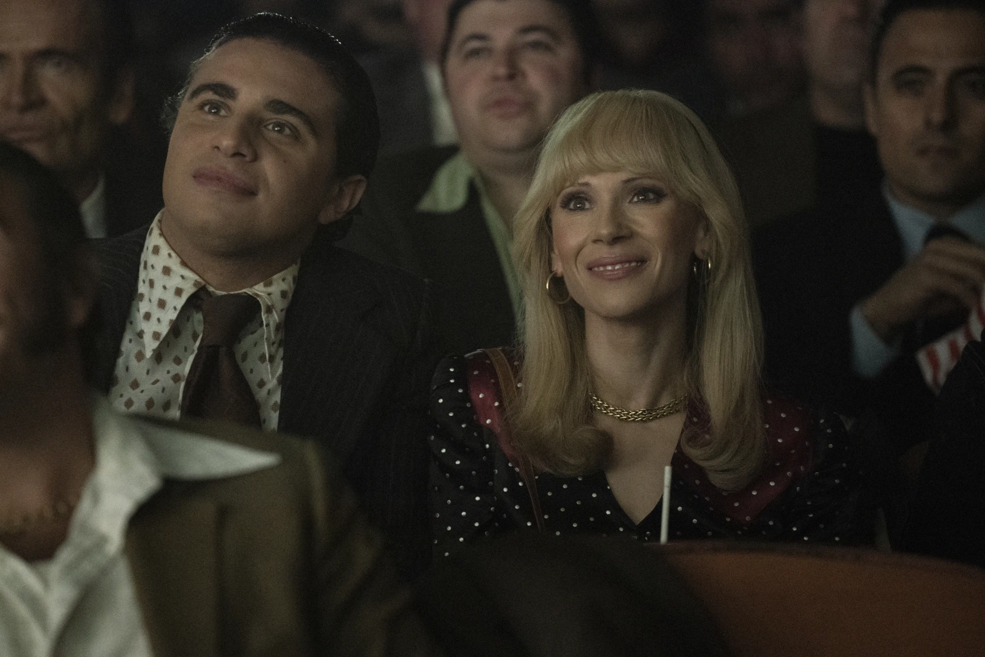 Juno Temple and Jake Cannavale in The Offer (2022)