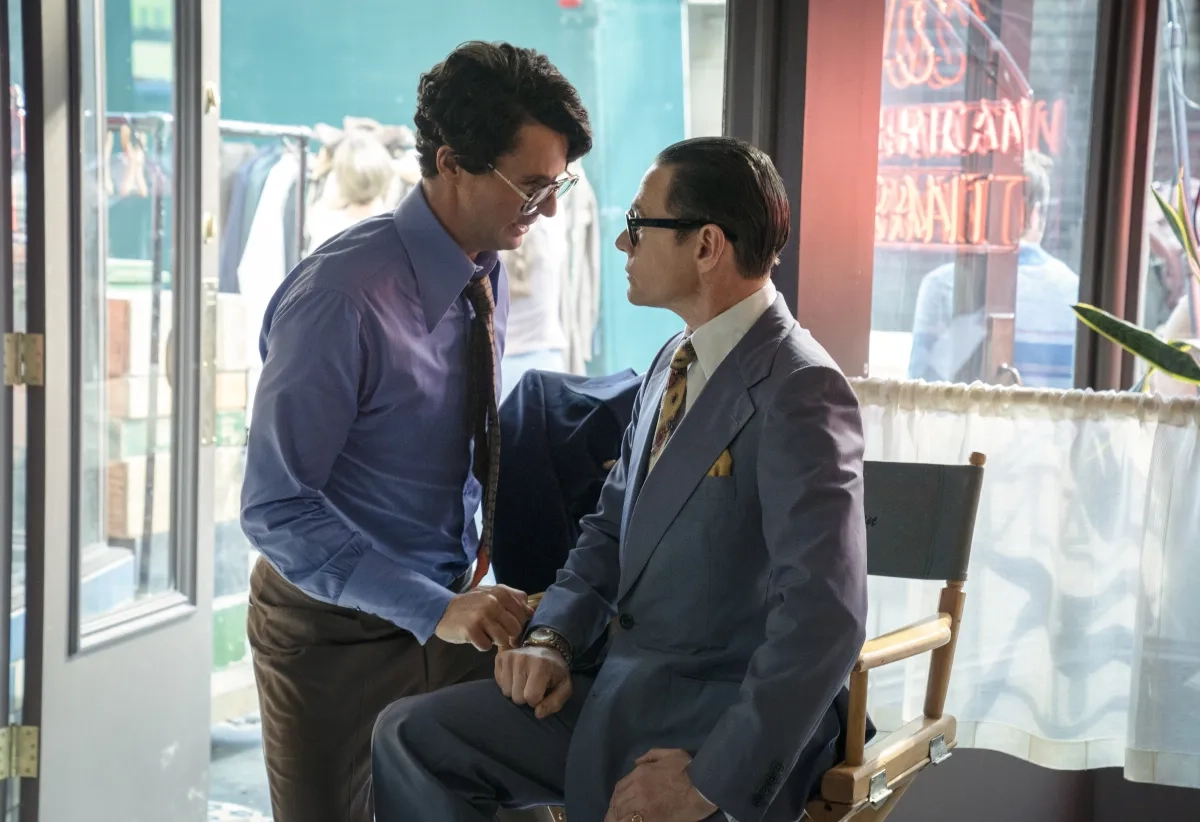 Matthew Goode and Burn Gorman in The Offer (2022)