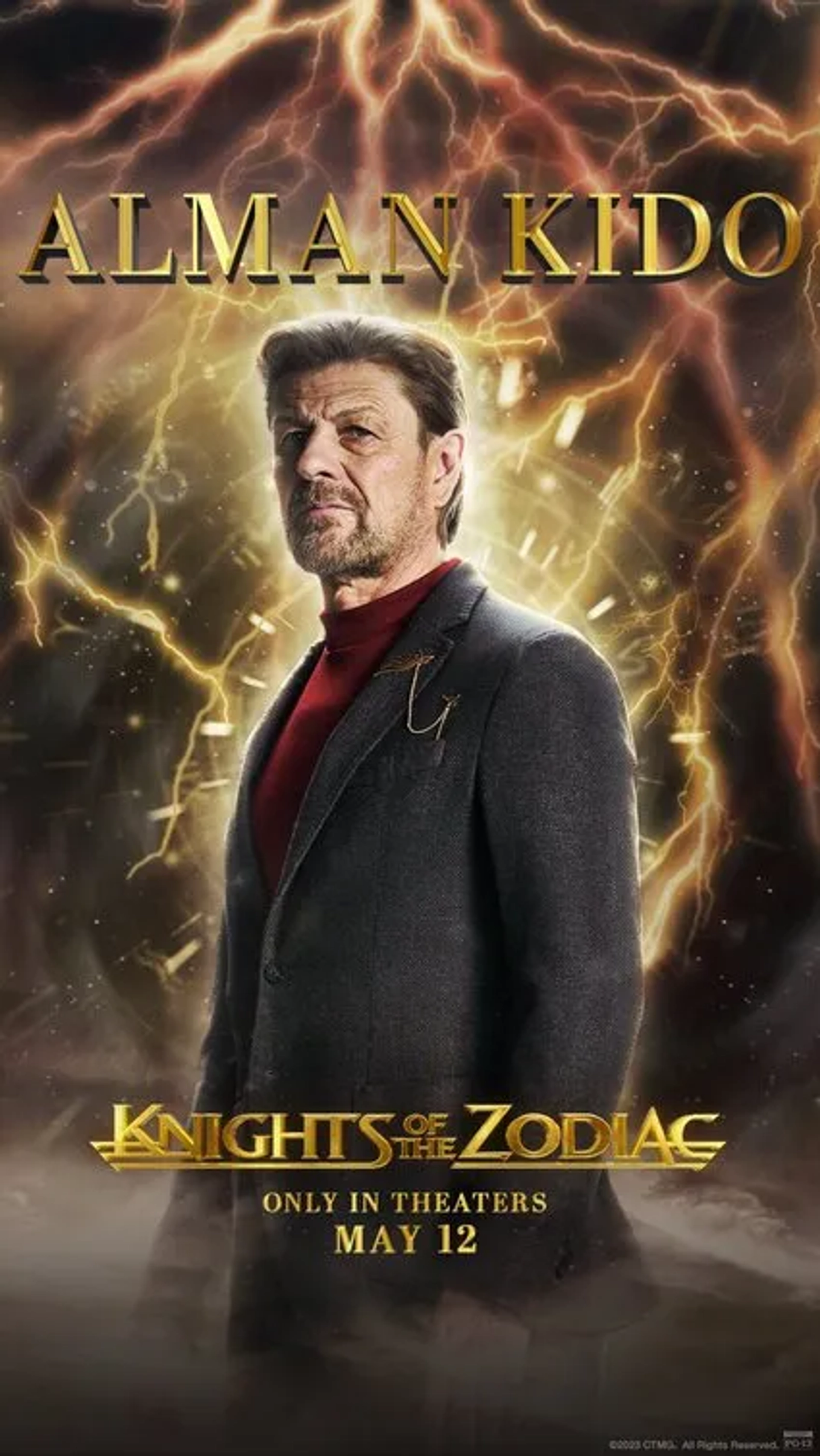 Sean Bean in Knights of the Zodiac (2023)