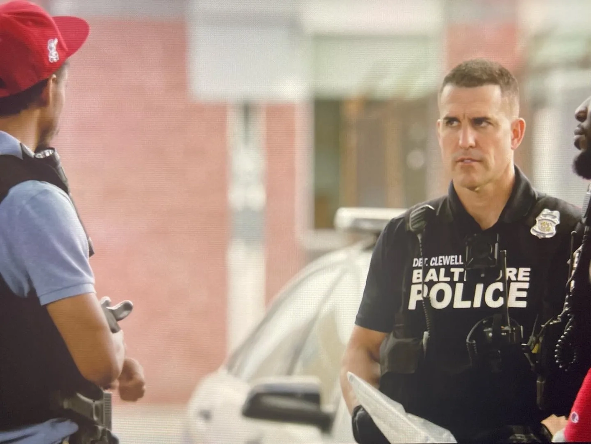 Victor Dobro, Darrell Britt-Gibson, and McKinley Belcher III in We Own This City (2022)