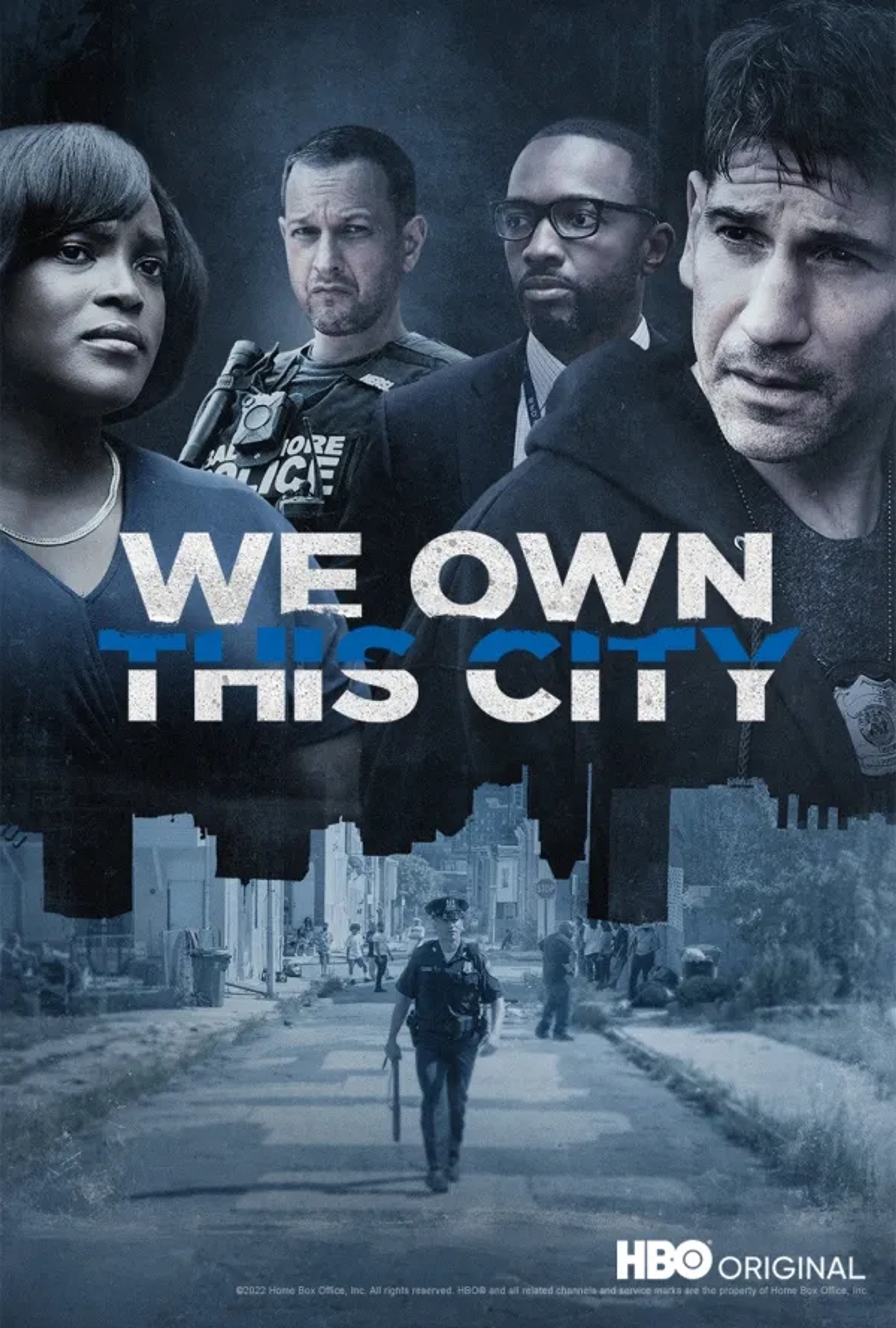 Josh Charles, Jamie Hector, Jon Bernthal, and Wunmi Mosaku in We Own This City (2022)