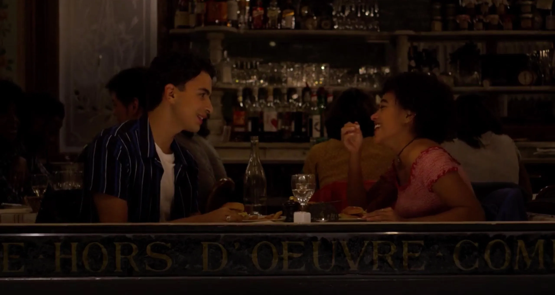 Amandla Stenberg and Adil Dehbi in The Eddy (2020)