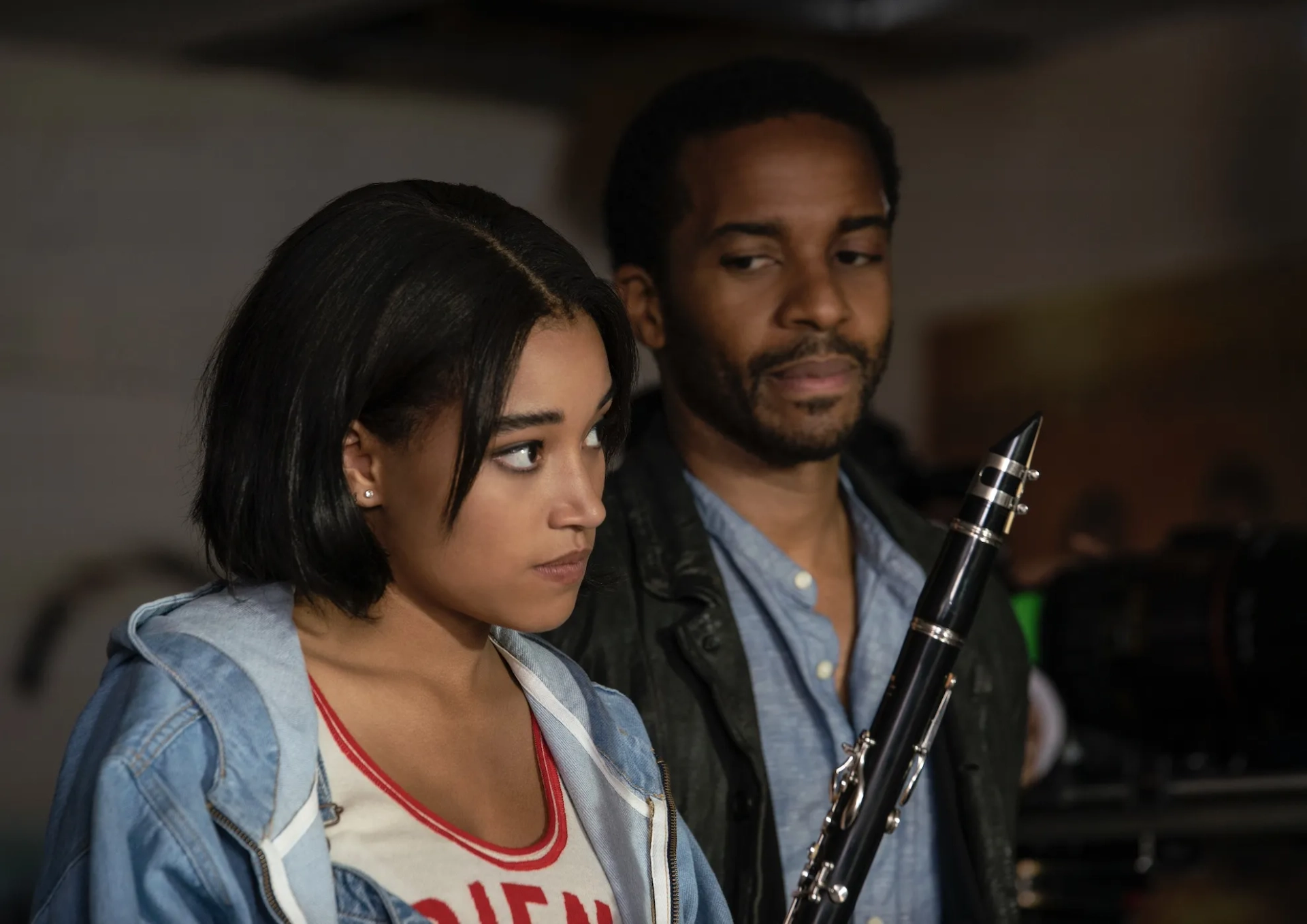 André Holland and Amandla Stenberg in The Eddy (2020)