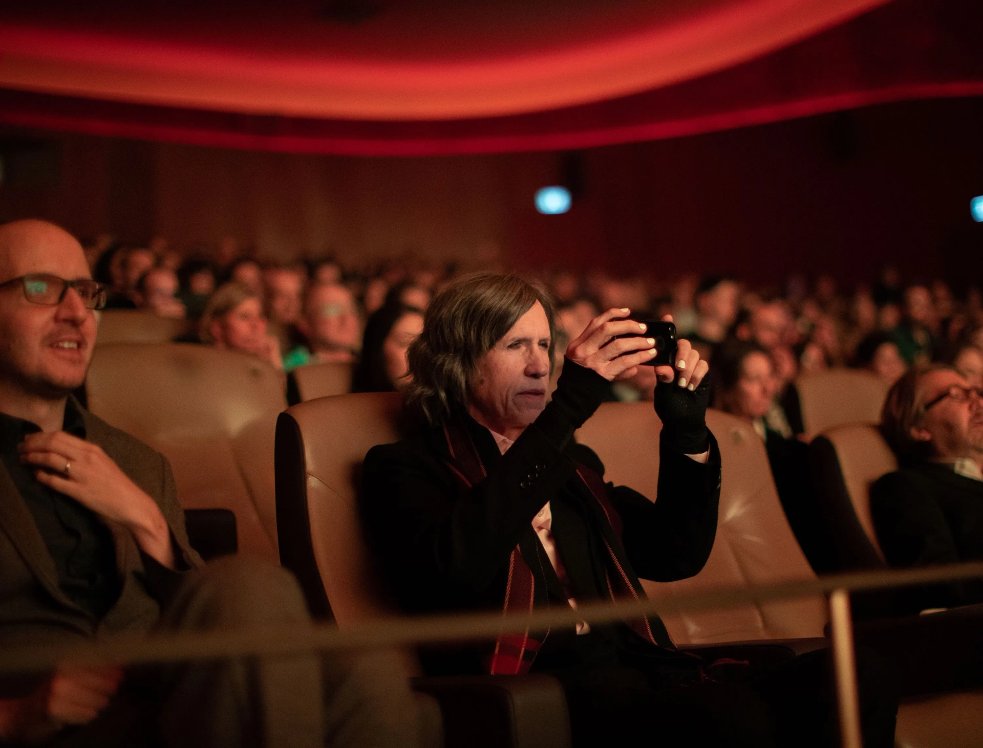 Glen Ballard and Jack Thorne at an event for The Eddy (2020)