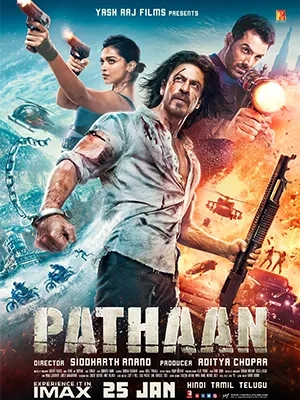 Shah Rukh Khan, John Abraham, Siddhant Ghegadmal, and Deepika Padukone in Pathaan (2023)