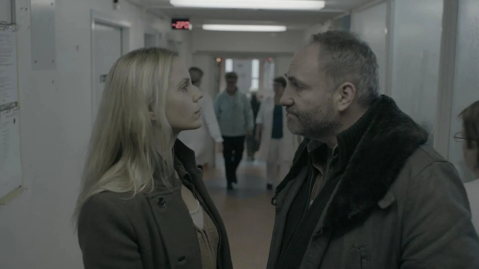 Kim Bodnia and Sofia Helin in The Bridge (2011)