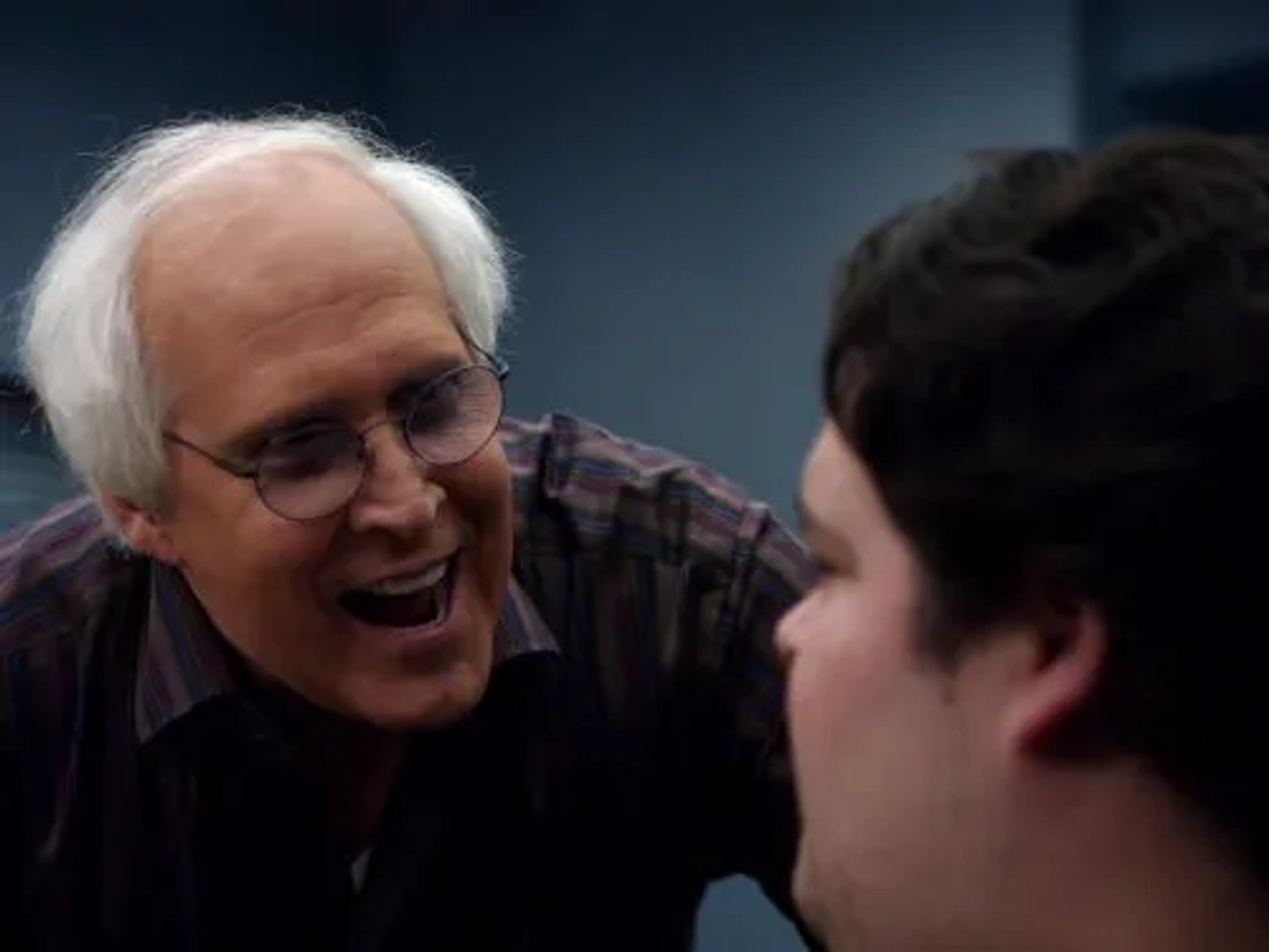 Chevy Chase and Charley Koontz in Community (2009)