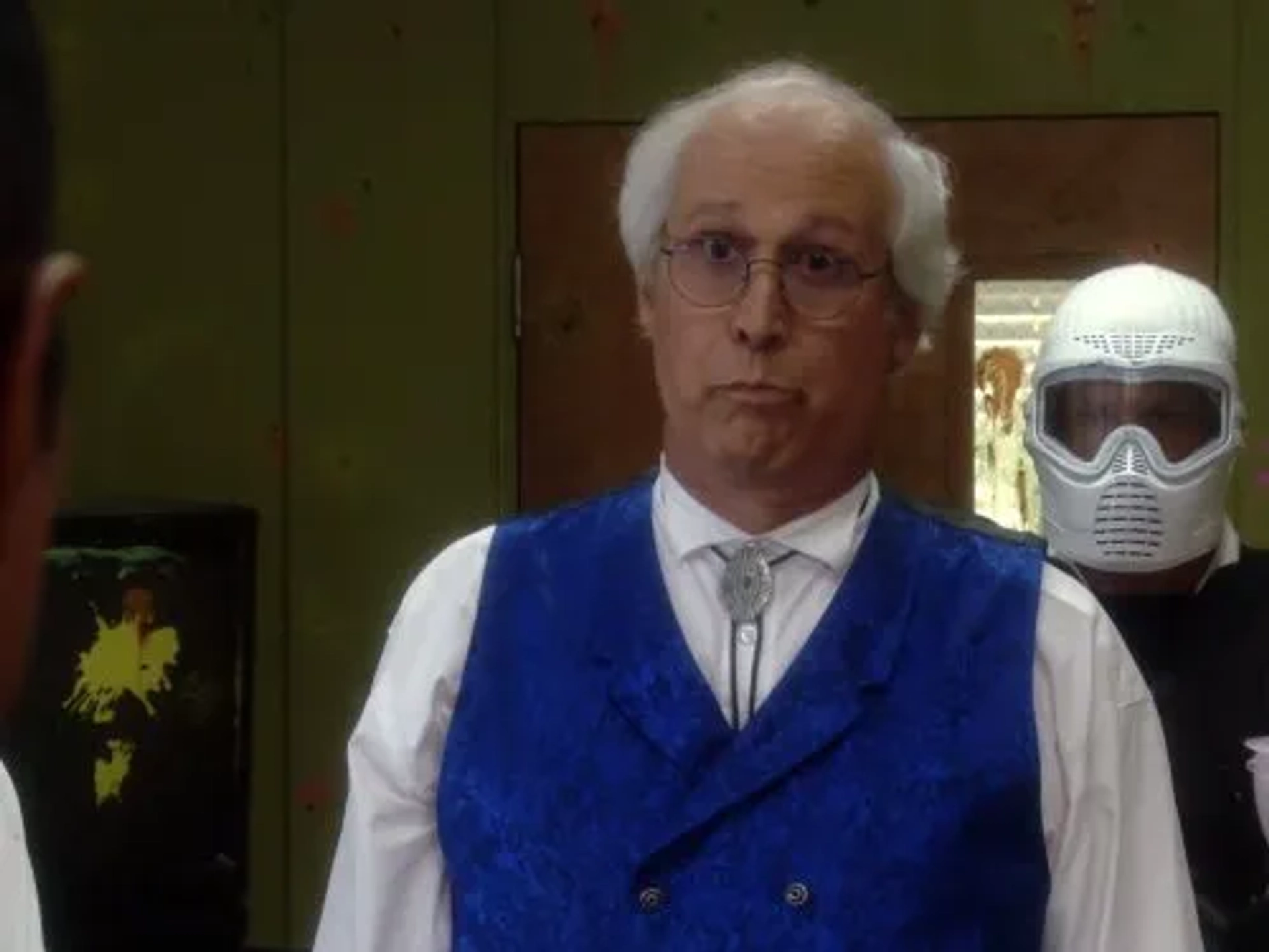 Chevy Chase and Jordan Black in Community (2009)