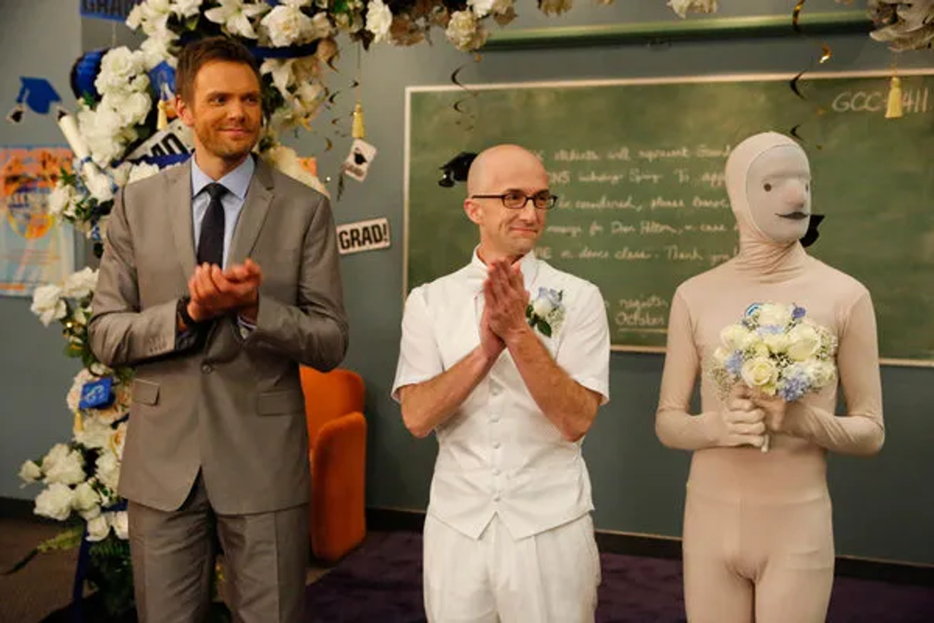 Joel McHale and Jim Rash in Community (2009)