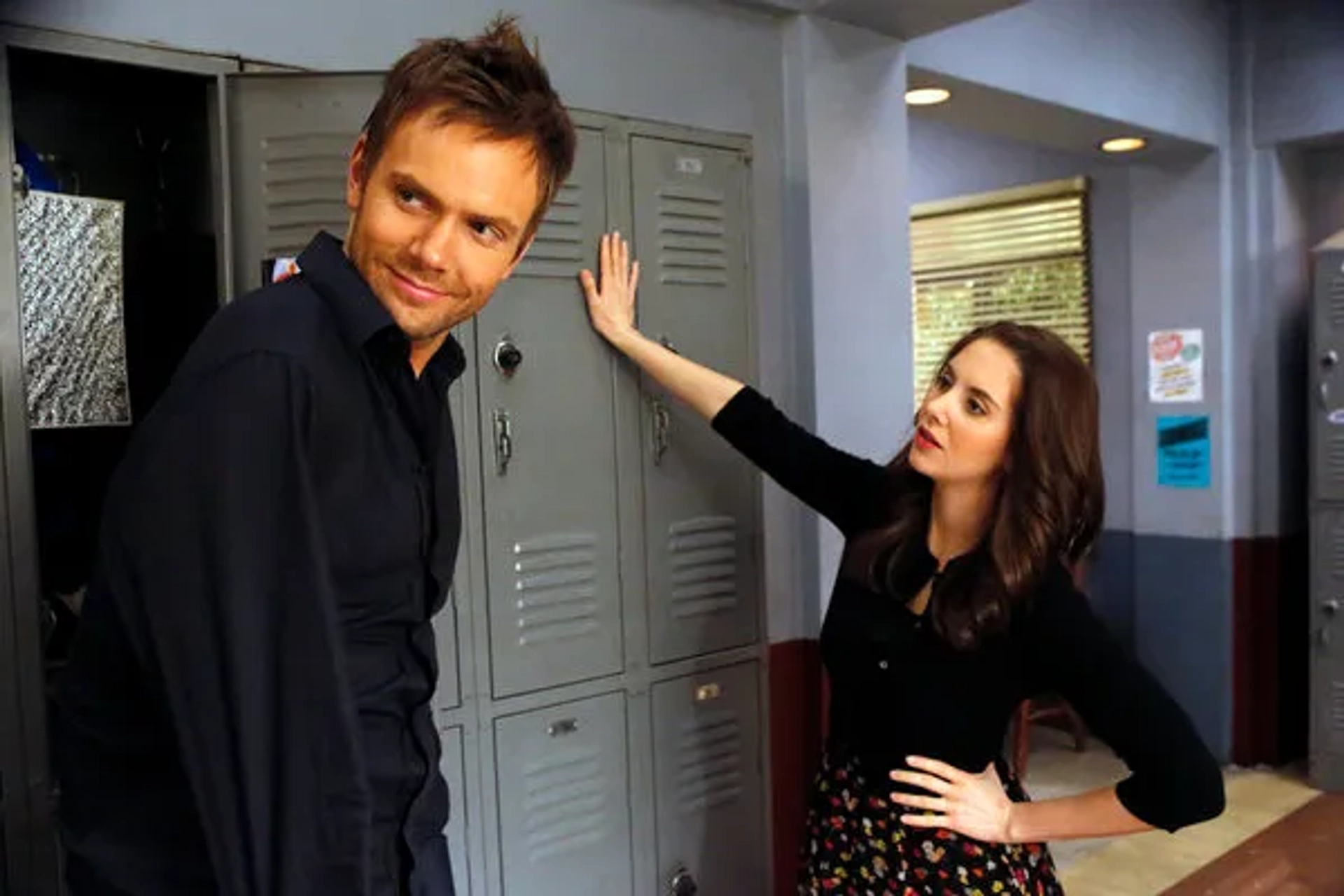 Joel McHale and Alison Brie in Community (2009)