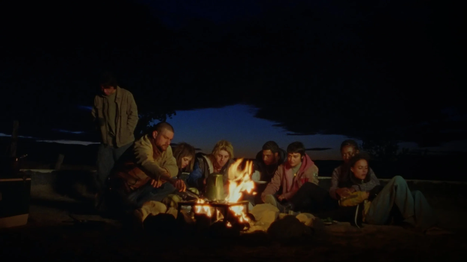 Jayme Lawson, Jake Weary, Ariela Barer, Marcus Scribner, Forrest Goodluck, Sasha Lane, and Kristine Froseth in How to Blow Up a Pipeline (2022)