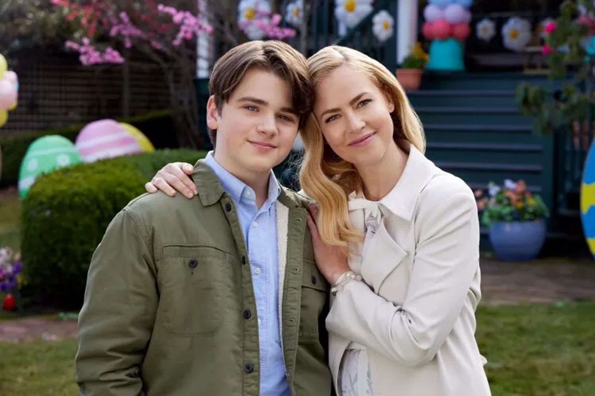 Amanda Schull and Nathan Parrott in The Blessing Bracelet (2023)