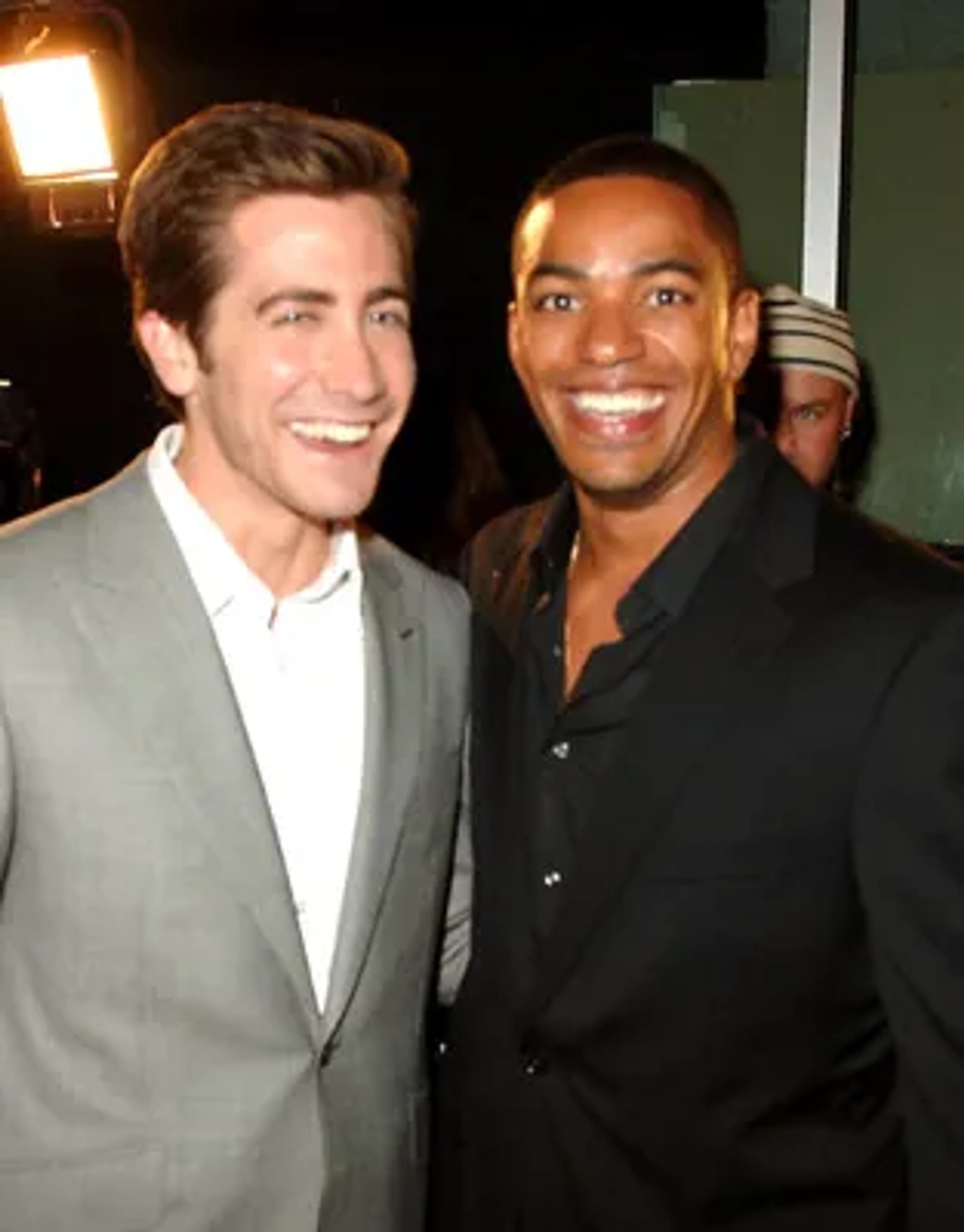 Laz Alonso and Jake Gyllenhaal at an event for Jarhead (2005)