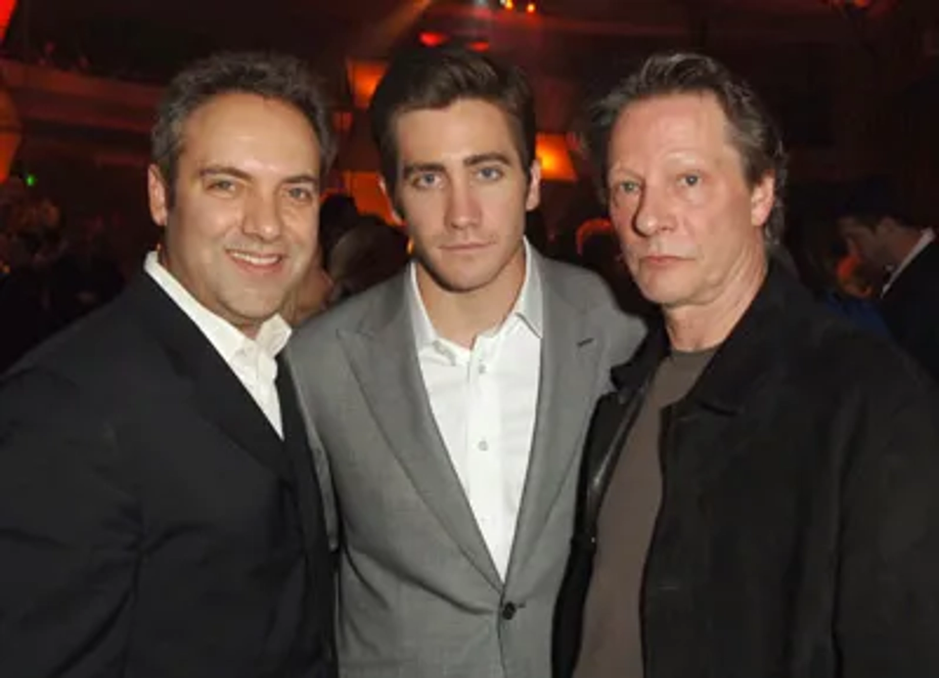 Sam Mendes, Chris Cooper, and Jake Gyllenhaal at an event for Jarhead (2005)