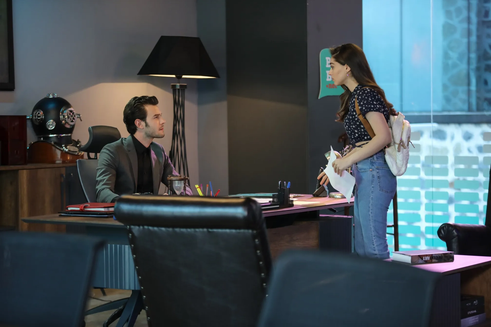 Cemre Baysel and Aytaç Sasmaz in Twist of Fate (2021)