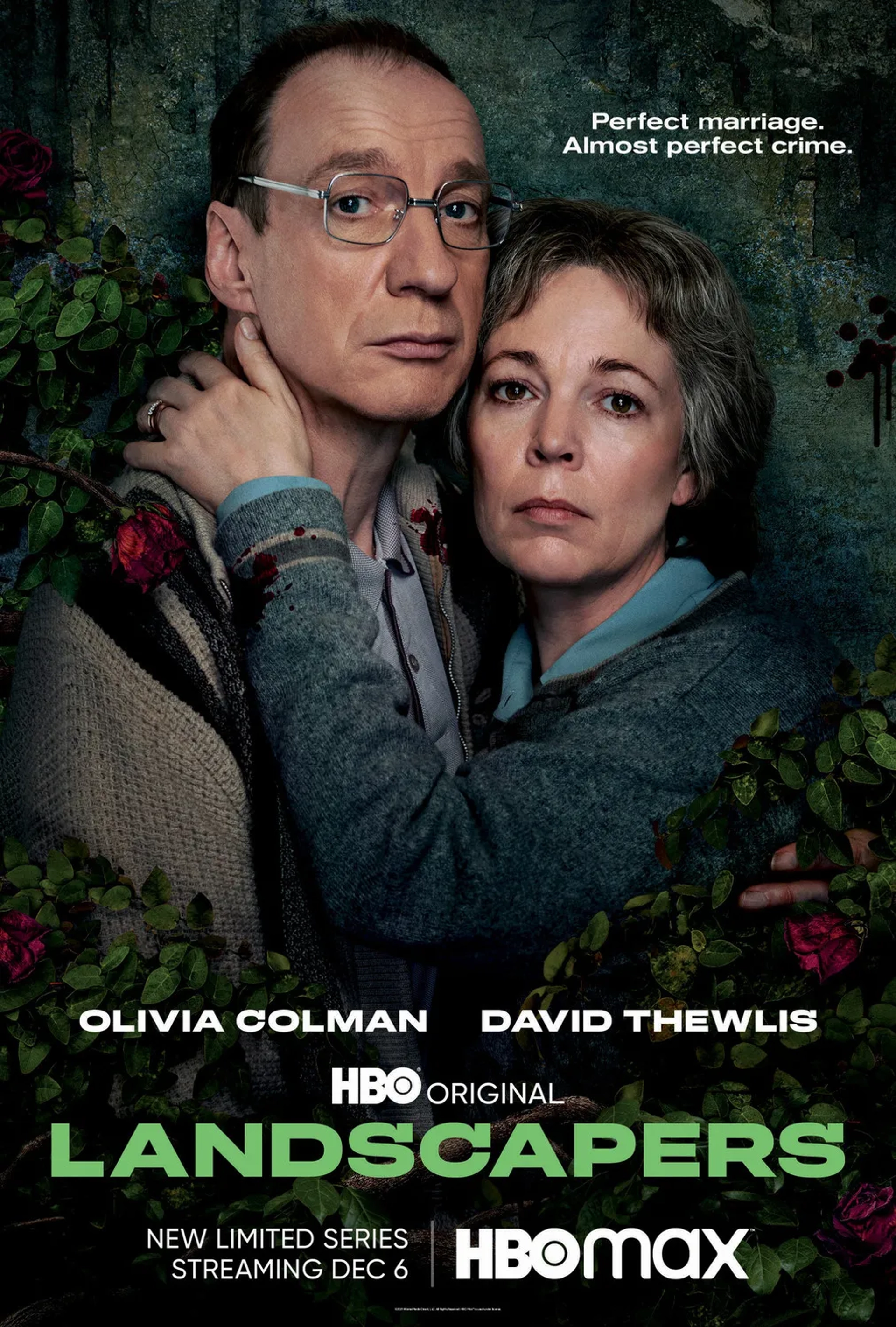 David Thewlis and Olivia Colman in Landscapers (2021)