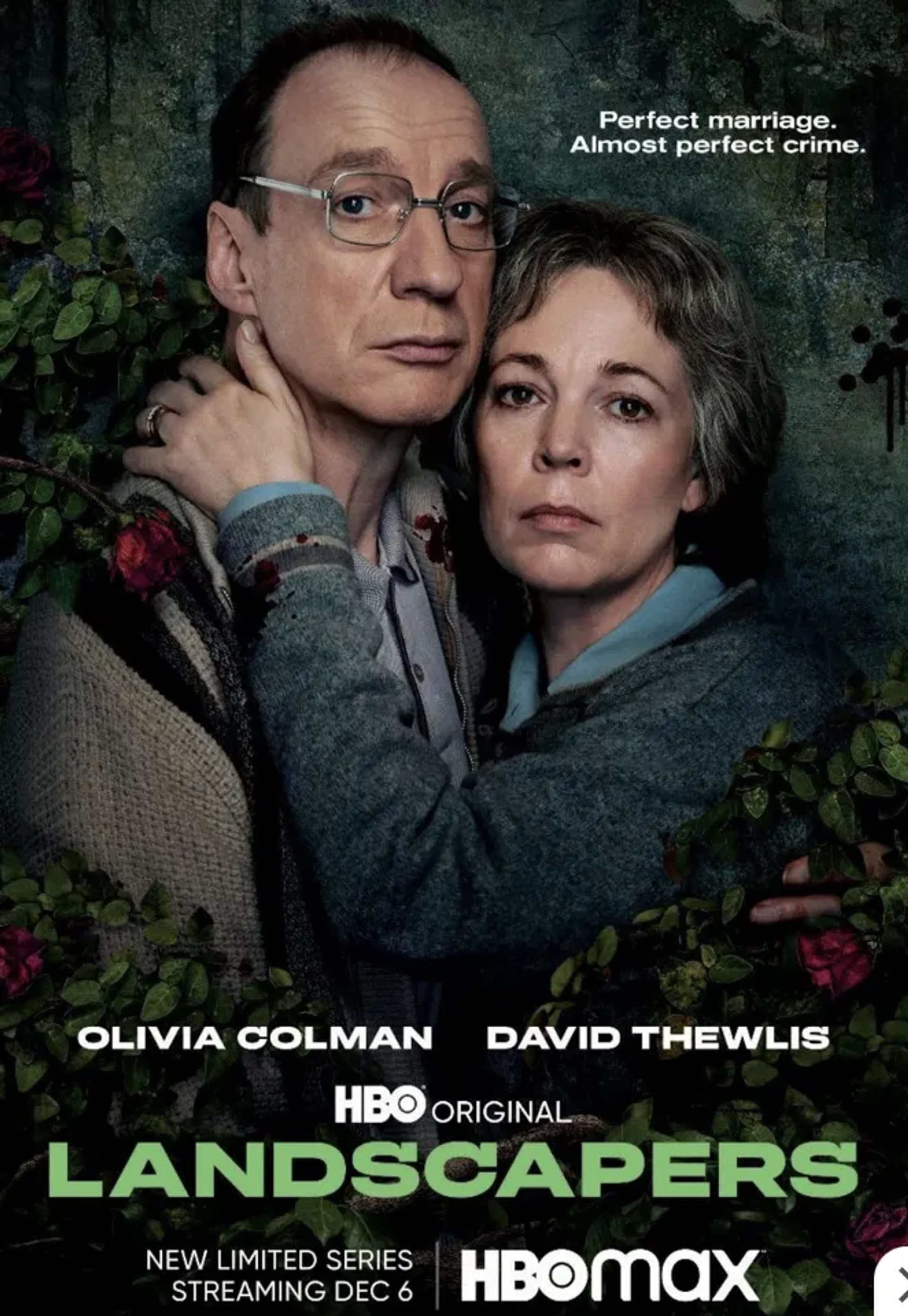 David Thewlis and Olivia Colman in Landscapers (2021)