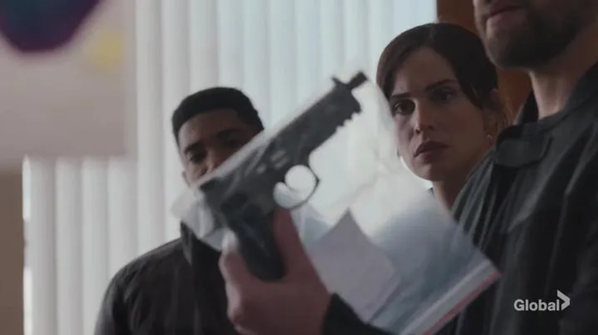 Heida Reed and Carter Redwood in FBI: International (2021)