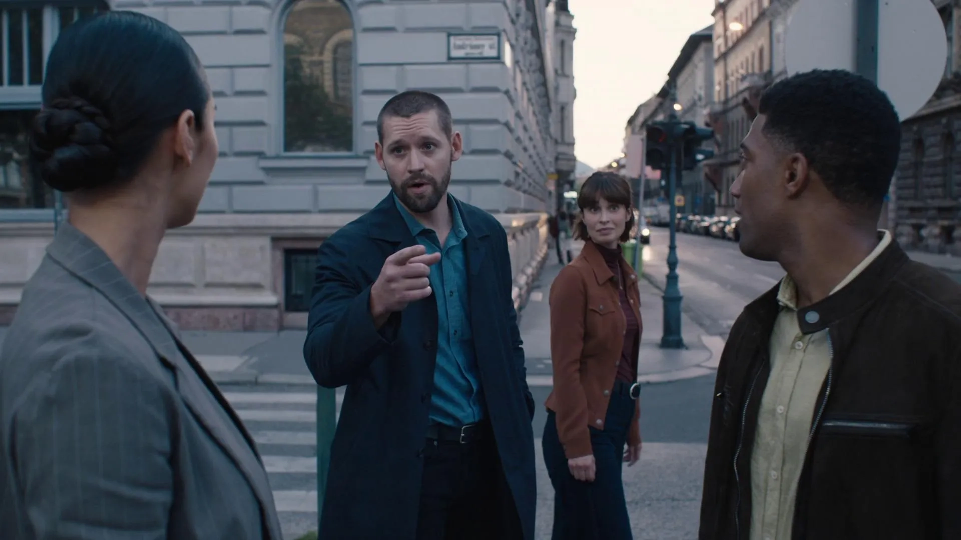 Luke Kleintank, Heida Reed, Carter Redwood, and Vinessa Vidotto in FBI: International (2021)