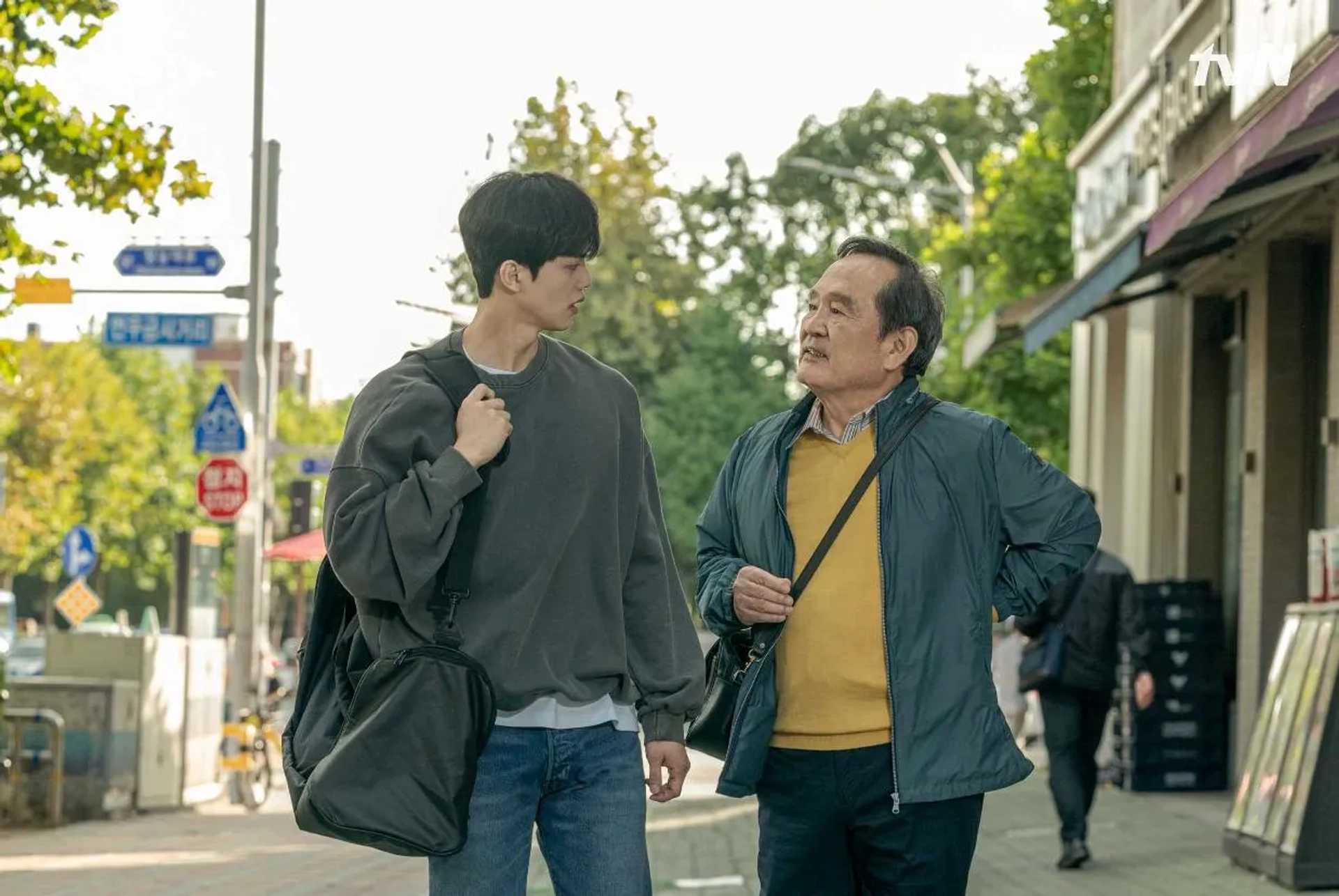 Park In-hwan and Song Kang in Navillera (2021)