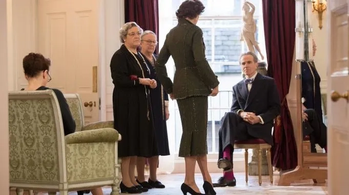 Daniel Day-Lewis and Lesley Manville in Phantom Thread (2017)
