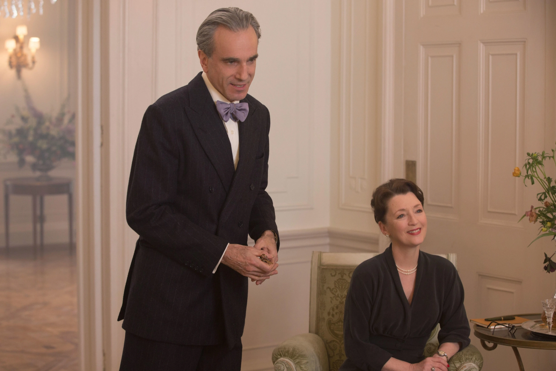 Daniel Day-Lewis and Lesley Manville in Phantom Thread (2017)