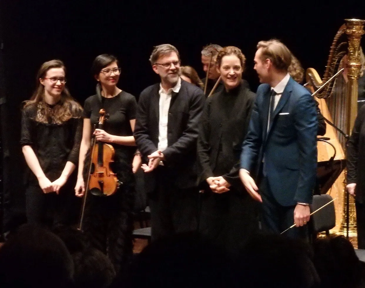 Paul Thomas Anderson, Vicky Krieps, Robert Ames, and Galya Bisengalieva in Phantom Thread (2017)